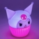 Sanrio Lámpara Squishy Glo Kuromi 15 cm