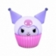 Sanrio Lámpara Squishy Glo Kuromi 15 cm