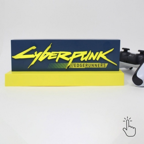 Cyberpunk Edgerunner Lámpara LED Logo 22 cm