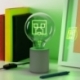 Minecraft Lámpara LED Neon Creeper