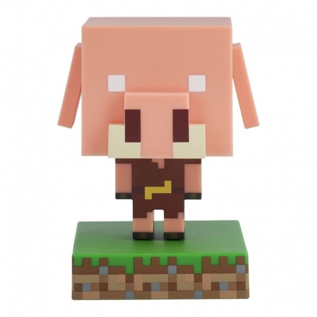 Minecraft Lámpara Icons Piglin 11 cm