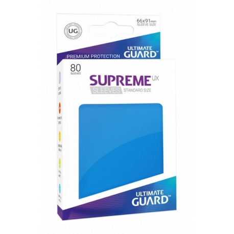 Ultimate Guard Supreme Ux Sleeves Standard Size Royal Blue (80)