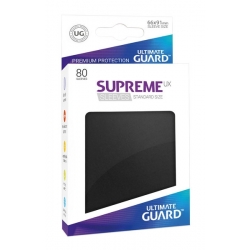 Ultimate Guard Supreme Ux Sleeves Standard Size Black (80)