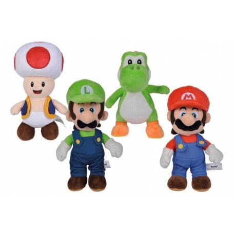 Super Mario Plush Figures All Stars 20 cm Assortment (12)