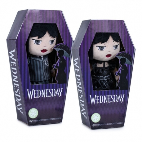 Wednesday Figura de peluche Wednesday 32 cm Con ataúd Surtido (6)