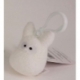 Mi vecino Totoro Llavero Peluche Totoro blanco 6 cm