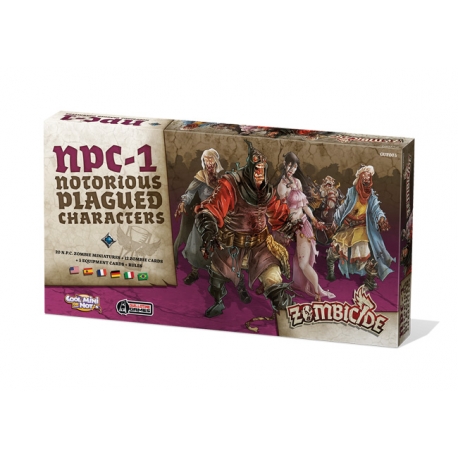 Pack of characters that allow you to complete the game table zombies Zombicide Black Plague