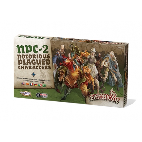 Second Pack of characters that allow you to complete the game table zombies Zombicide Black Plague