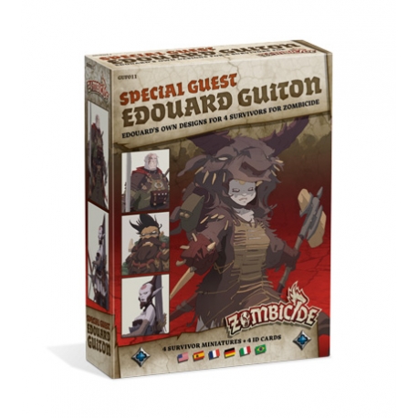 Special Guest Edouard Guiton Zombicide miniatures pack 4 Black Plague