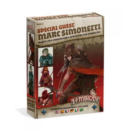  Special Guest Marc Simonetti pack 4 miniatures Zombicide Black Plague