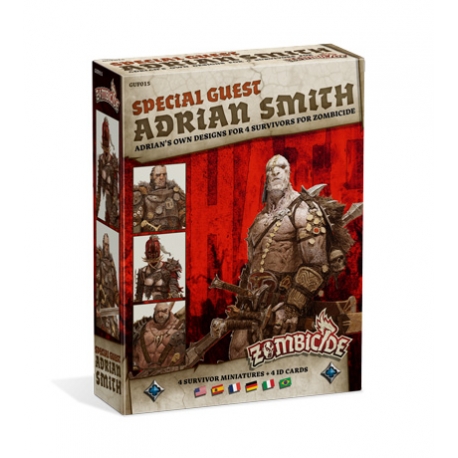 Special Guest: Adrian Smith pack 4 miniaturas Zombicide Black Plague