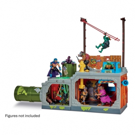 Las Tortugas Ninja Edificio Secret Sewer Lid Playset Mutant Module heo EU Exclusive 30 cm