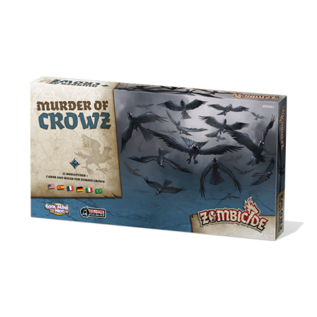 Pack of miniatures infected crows to make it more difficult board game Zombicide Black Plague