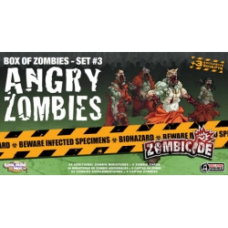Angry Zombies es una expansión de miniaturas zombies para Zombicide que harán mucho más difícil el juego de mesa cooperativo