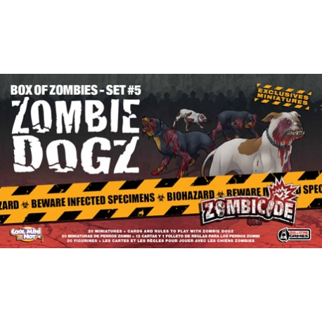Zombie Dogz expansión de perros zombies para Zombicide