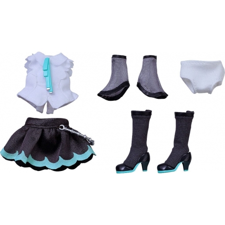 Piapro Characters Nendoroid Accessories for Nendoroid Doll Figures Outfit Set: Snow Miku Yukiiro Pop Ver.