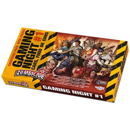 Gaming Night 1: cars, food or guns Zombicide expansion