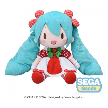 Hatsune Miku Fuwa Petit Hatsune Miku x Love and Berry Dress Up and Dance! Lovely Strawberry 40 cm