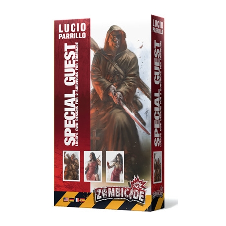 Special Guest: Parrillo es una expansión de 4 miniaturas creadas por un artista invitado al juego de mesa Zombicide