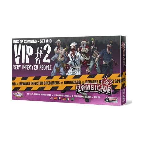 Vip: Very Infected People 2 expansion of 20 miniatures Zombicide