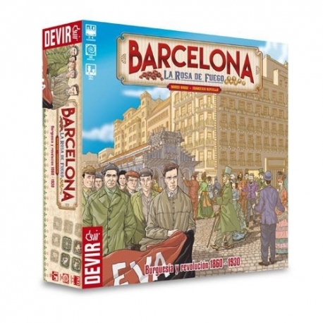 BARCELONA: THE FIRE ROSE BOARD GAME CITY CONDAL