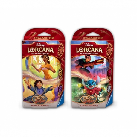 Disney Lorcana TCG Reign of Jafar Starter Decks Display (8) (English)