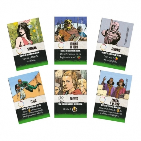 Juego de mesa Thorgal: El juego de mesa - Cartas de Compañero de Maldito Games