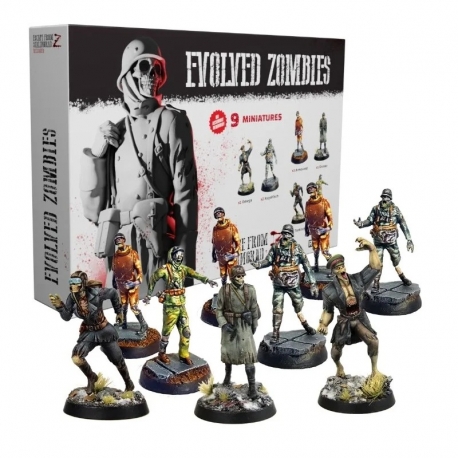 Juego de mesa en oferta Escape de Stalingrado Z - Recargado: Pack de Miniaturas Zombies Evolucionados de Draco Ideas