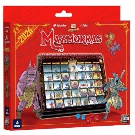 Calendario 365 Aventuras Mazmorras de Devir