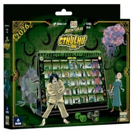 Calendar 365 Adventures Cthulhu 1926 from Devir (Spanish)