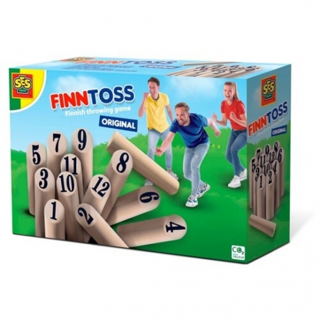 Juego de exterior Finntoss - Juego Original de Bolos Finlandeses de SES