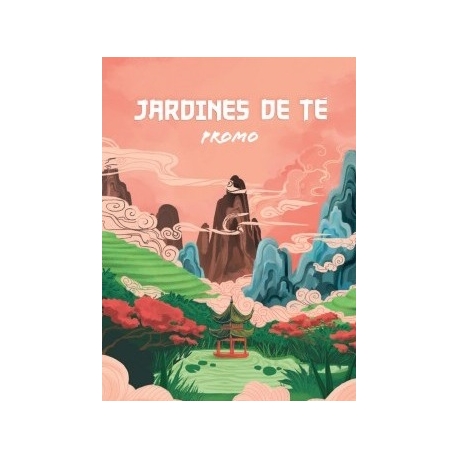 Promotional cards for the board game Tea Gardens by Maldito Games