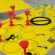 TOSSIT Juego Party Pack - Rojo Cian Azul Amarillo de TOSSIT