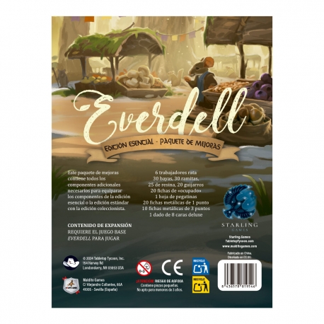 Juego de mesa Everdell (Edición Esencial) : Paquete de mejoras de Maldito Games