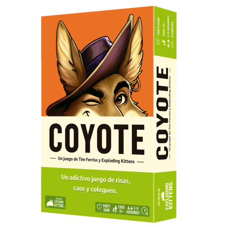 Coyote card game from Exploding Kittens on sale