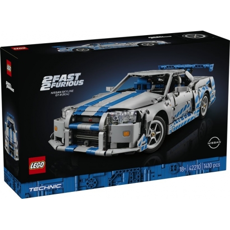 Lego Technic - Nissan Skyline GT-R (R34) Car from 2 Fast 2 Furious