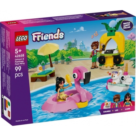 Lego Friends - Flamingo and Unicorn Pool Party