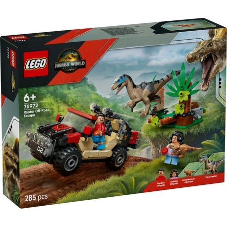 Lego Jurassic World - Off-Road Escape and Kidnapping on the Prowl