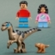 Lego Jurassic World - Off-Road Escape and Kidnapping on the Prowl