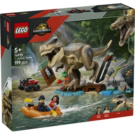 Lego Jurassic World - River Escape and T. Rex on the Hunt