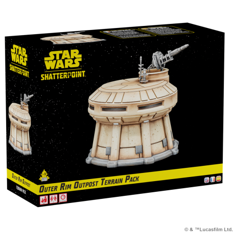 Star Wars: Shatterpoint Outer Rim Outpost Terrain Pack (Multi language) from Atomic Mass Games