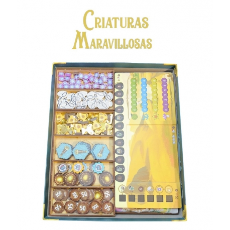 Insert compatible with the Wondrous Creatures board game by Without Mess