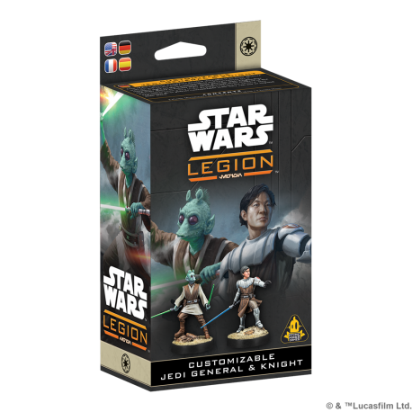 Star Wars Legión: Customizable Jedi General & Knight (Multi idioma) de Atomic Mass Games