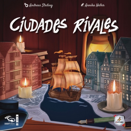 Rival Cities board game from Maldito Games (Spanish)