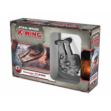 Carguero Yt-2400 es un pack de expansión para poder completar tu juego de miniaturas X-Wing de la Saga Star Wars