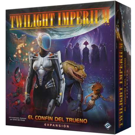 The edge of thunder expansion from Fantasy Flight Games' Twilight Imperium game