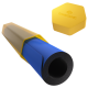Gamegenic Playmat Tube Yellow mat storage tube