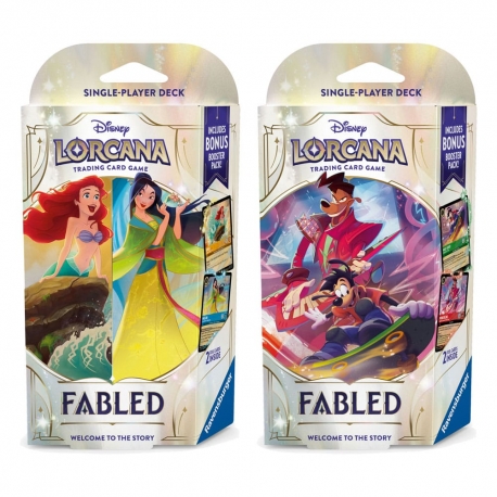 Disney Lorcana TCG Fabled Starter Decks from Ravensburger