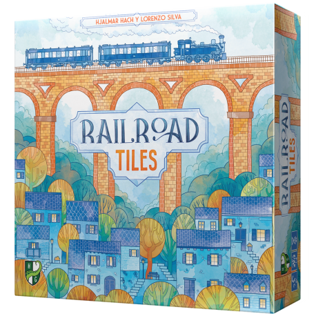 Juego de mesa Railroad Tiles de Horrible Guild