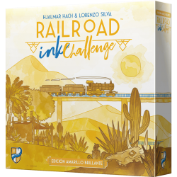Table game Railroad Ink: Challenge - Bright Yellow Edition (Spanish) from Horrible Guild